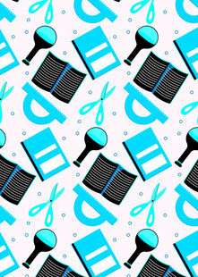 几何图案文具背景图