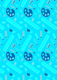 蓝色电影元素无缝图案