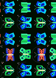 多彩几何图案背景纹理