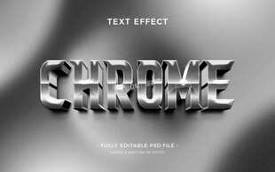 金属质感腐蚀文字效果