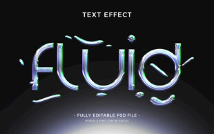 流体文字特效展示