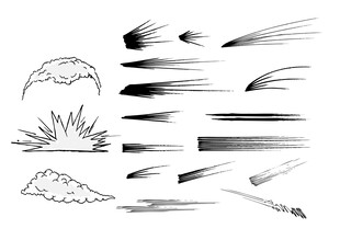 手绘笔触素材集合