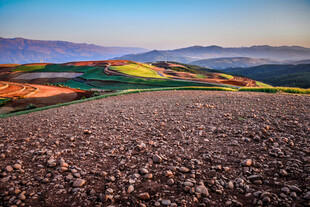 多彩田野风光美景