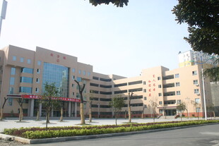 现代校园建筑外观景致