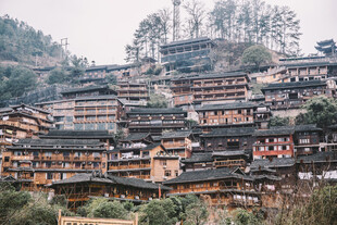 依山而建的传统村落