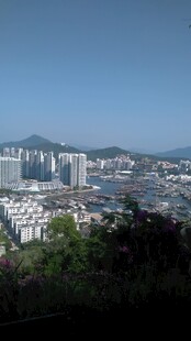 三亚俯瞰城市与山海景观