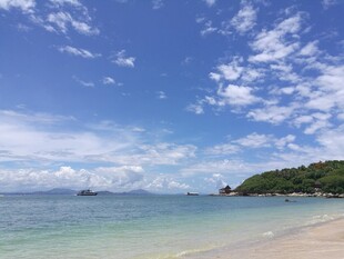 三亚美丽海滨风光