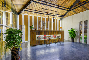 三亚现代风格室内接待空间