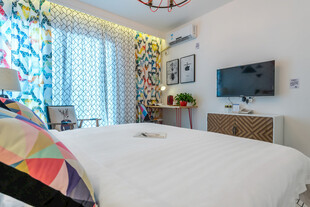 三亚多彩温馨卧室室内场景