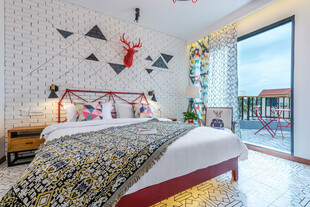 三亚现代简约风卧室舒适空间