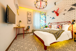 三亚多彩温馨卧室室内场景