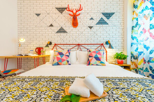 三亚北欧风儿童房温馨布置