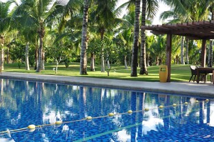 三亚热带风情泳池美景