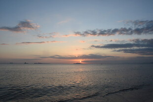 三亚海边日落美景