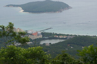三亚俯瞰海岛风景