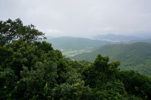 三亚山林远眺美景