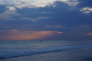 三亚海边黄昏美景