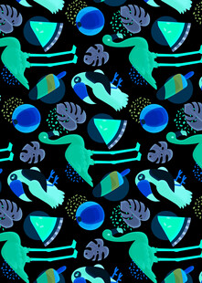 抽象几何图案背景设计