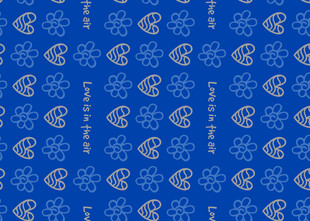 蓝色几何图案无缝背景