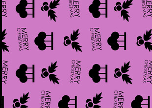 紫色背景黑色图案装饰纹理