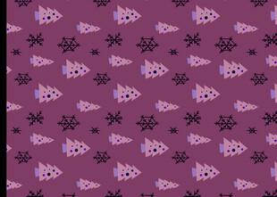 紫色花卉图案背景纹理