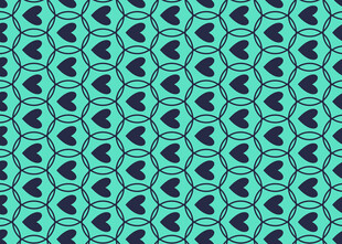 蓝绿色几何图案无缝背景