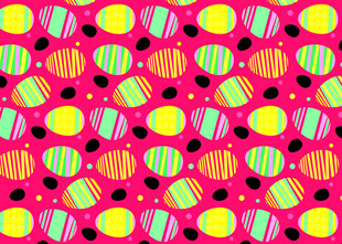 多彩圆形图案背景纹理