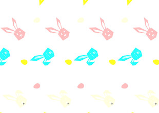 可爱动物图案背景