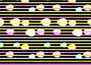 彩色波点条纹图案背景