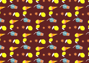 多彩糖果图案背景纹理