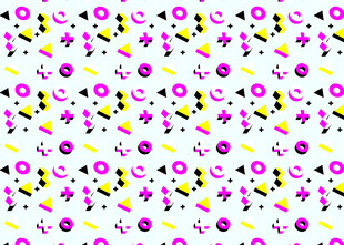 多彩花卉图案背景设计