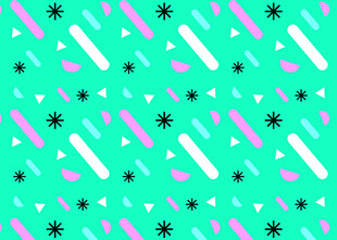 清新几何图案背景