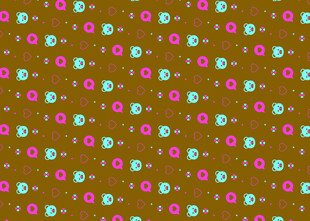 多彩圆点图案布料纹理