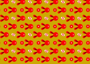 橙红色几何图案背景纹理