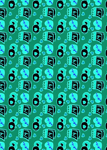 绿色背景的地球图案纹理