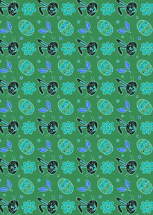 绿色几何图案无缝背景