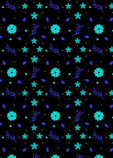 蓝绿星星图案背景