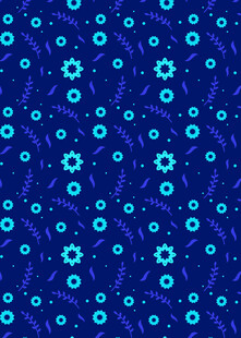 蓝色齿轮图案背景纹理