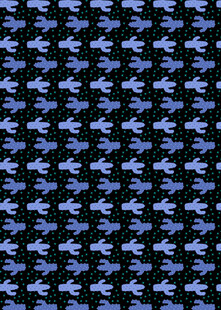 蓝色飞鸟图案纹理背景