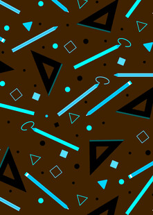 几何图案的多彩抽象背景