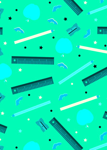 霓虹灯管图案的多彩背景