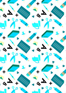 科技元素无缝图案设计