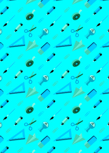 蓝色几何图案背景