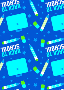 蓝色科技风芯片图案背景