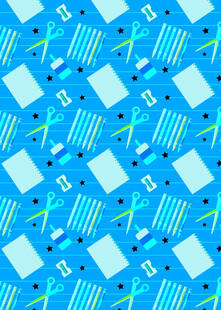 蓝色几何图案无缝背景