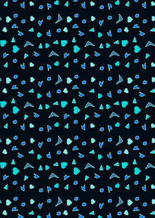 蓝绿色点状几何图案背景