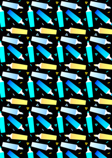 几何图案彩色条纹背景