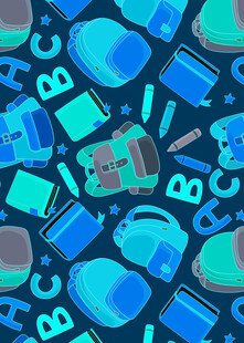 科技元素无缝图案背景