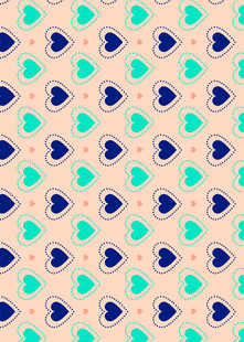 心形图案背景纹理设计