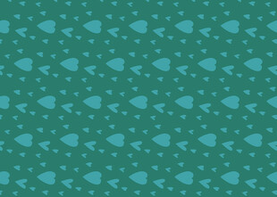 绿色小鱼波点图案背景
